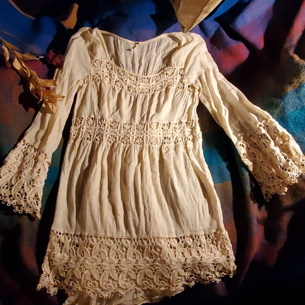Free people summer crepe dress